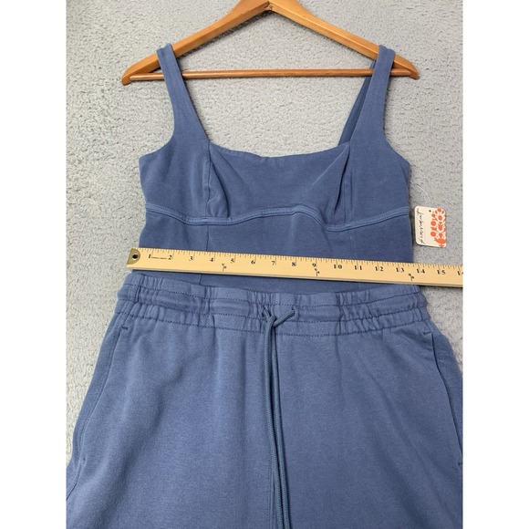 New Free People Movement Jumpsuit Womens Small Inbound One Piece Misty Blue NWT - Picture 5 of 11